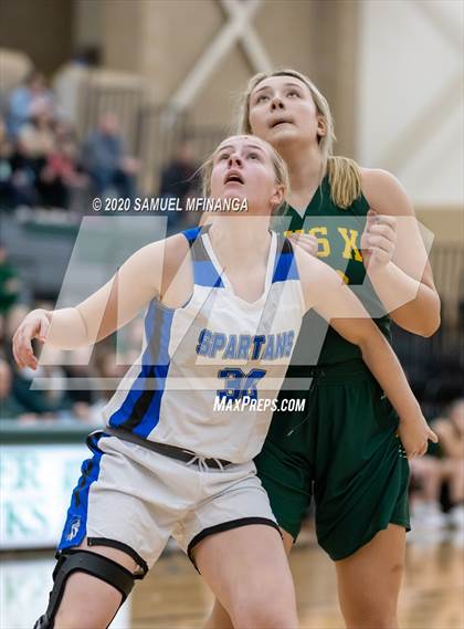 Thumbnail 3 in Lincoln East vs. Pius X (HAC Tournament) photogallery.
