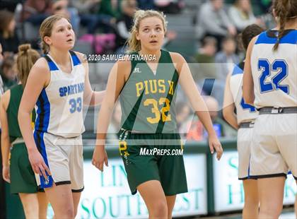 Thumbnail 2 in Lincoln East vs. Pius X (HAC Tournament) photogallery.