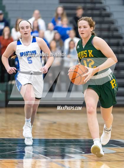 Thumbnail 1 in Lincoln East vs. Pius X (HAC Tournament) photogallery.