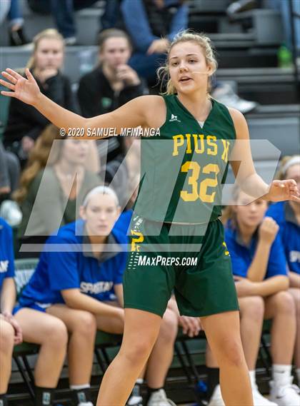 Thumbnail 3 in Lincoln East vs. Pius X (HAC Tournament) photogallery.