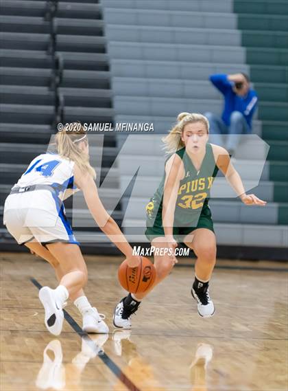 Thumbnail 3 in Lincoln East vs. Pius X (HAC Tournament) photogallery.