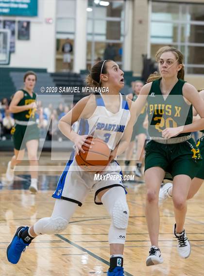 Thumbnail 1 in Lincoln East vs. Pius X (HAC Tournament) photogallery.