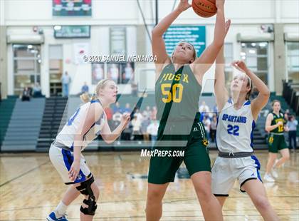 Thumbnail 3 in Lincoln East vs. Pius X (HAC Tournament) photogallery.