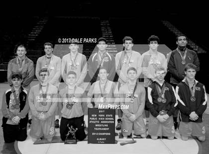 Thumbnail 2 in NYSPHSAA Wrestling Championships (Div.2 - 152 lb. Champ) photogallery.