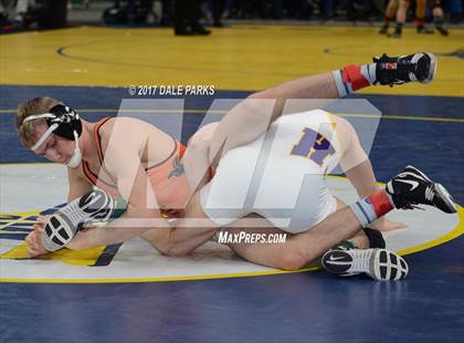 Thumbnail 3 in NYSPHSAA Wrestling Championships (Div.2 - 152 lb. Champ) photogallery.