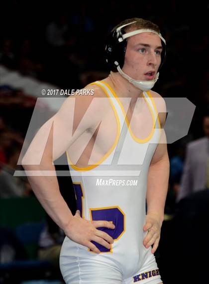 Thumbnail 1 in NYSPHSAA Wrestling Championships (Div.2 - 152 lb. Champ) photogallery.