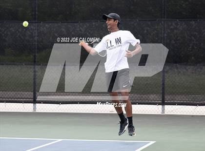 Thumbnail 3 in Independence vs Wichita Falls (UIL 5A Mixed Doubles State Quarterfinal) photogallery.
