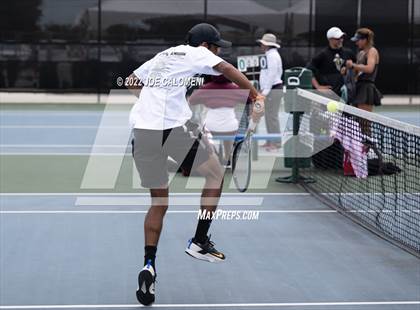 Thumbnail 1 in Independence vs Wichita Falls (UIL 5A Mixed Doubles State Quarterfinal) photogallery.