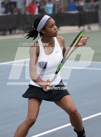 Thumbnail 3 in Independence vs Wichita Falls (UIL 5A Mixed Doubles State Quarterfinal) photogallery.