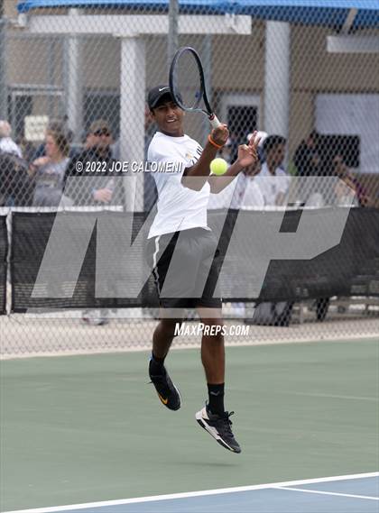 Thumbnail 1 in Independence vs Wichita Falls (UIL 5A Mixed Doubles State Quarterfinal) photogallery.
