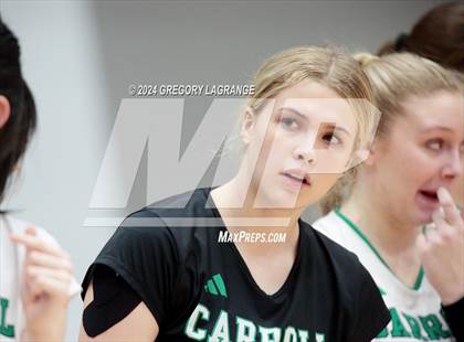 Thumbnail 1 in Hebron vs Southlake Carroll(UIL 6A Volleyball Regional Semi-final Division 2) photogallery.