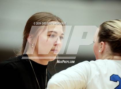 Thumbnail 1 in Hebron vs Southlake Carroll(UIL 6A Volleyball Regional Semi-final Division 2) photogallery.
