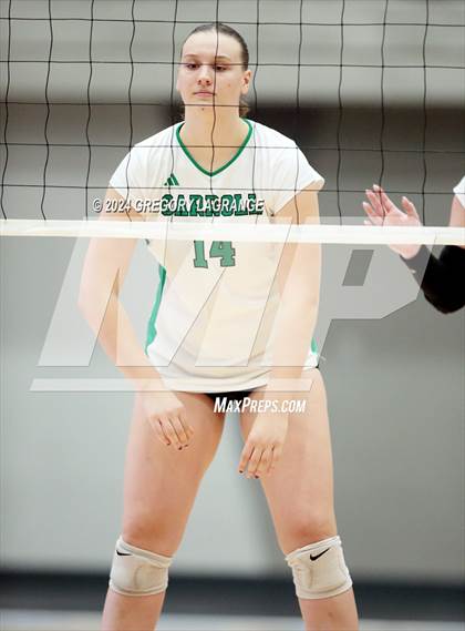 Thumbnail 1 in Hebron vs Southlake Carroll(UIL 6A Volleyball Regional Semi-final Division 2) photogallery.