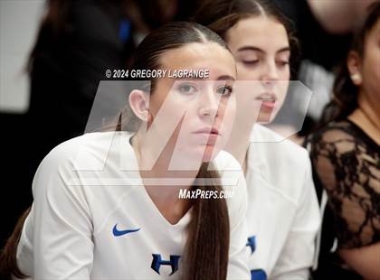 Thumbnail 2 in Hebron vs Southlake Carroll(UIL 6A Volleyball Regional Semi-final Division 2) photogallery.