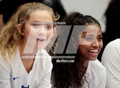 Thumbnail 2 in Hebron vs Southlake Carroll(UIL 6A Volleyball Regional Semi-final Division 2) photogallery.