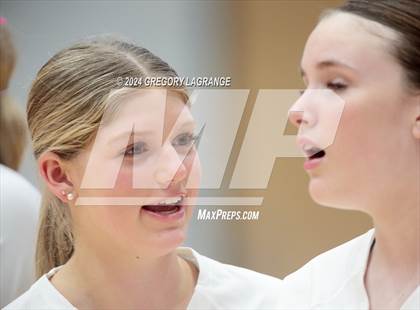 Thumbnail 3 in Hebron vs Southlake Carroll(UIL 6A Volleyball Regional Semi-final Division 2) photogallery.