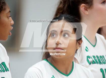 Thumbnail 2 in Hebron vs Southlake Carroll(UIL 6A Volleyball Regional Semi-final Division 2) photogallery.