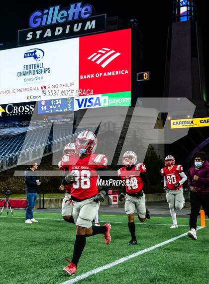 Thumbnail 3 in King Philip Regional vs. Catholic Memorial (MIAA Division 2 Final) photogallery.