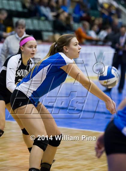 Thumbnail 3 in Williamsville South vs. John Glenn (NYSPHSAA Class B Final) photogallery.