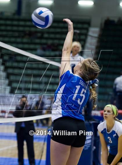 Thumbnail 2 in Williamsville South vs. John Glenn (NYSPHSAA Class B Final) photogallery.