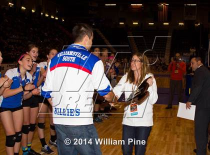 Thumbnail 3 in Williamsville South vs. John Glenn (NYSPHSAA Class B Final) photogallery.