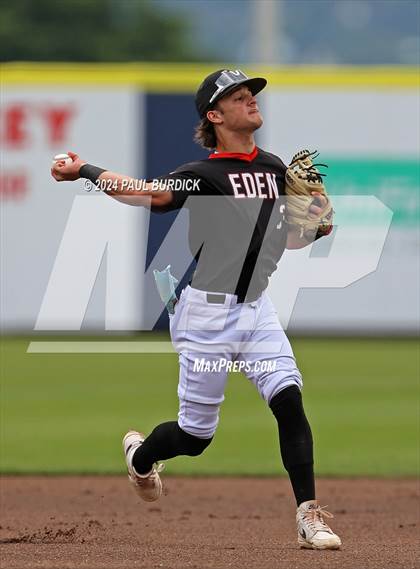 Thumbnail 2 in Eden Christian Academy vs. Faith Christian Academy (PIAA 1A Championship) photogallery.