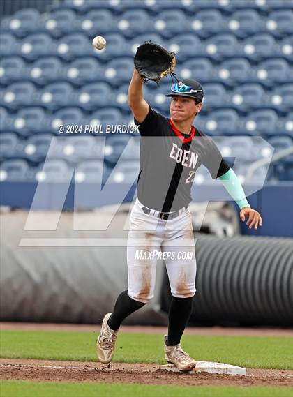 Thumbnail 1 in Eden Christian Academy vs. Faith Christian Academy (PIAA 1A Championship) photogallery.