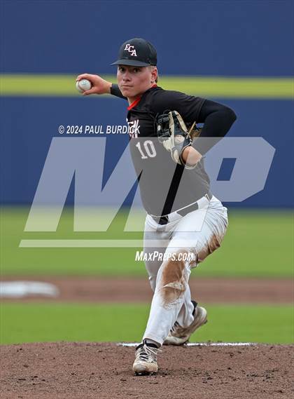Thumbnail 2 in Eden Christian Academy vs. Faith Christian Academy (PIAA 1A Championship) photogallery.
