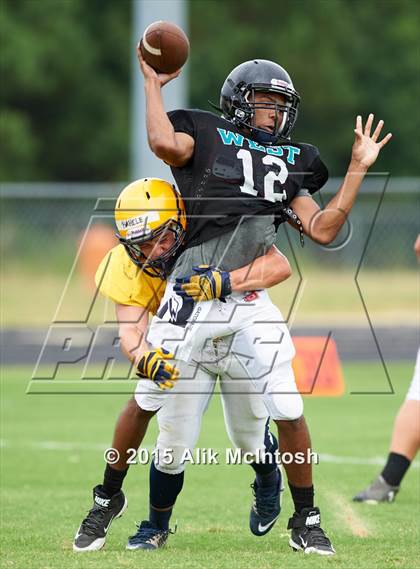 Thumbnail 2 in West Johnston vs. Cape Fear (West Johnston Jamboree) photogallery.