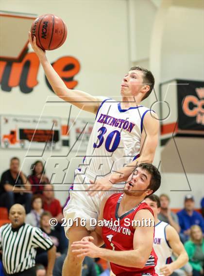 Thumbnail 2 in Lexington vs Carrollton (I-70 vs. MRVC East Challenge Tournament) photogallery.