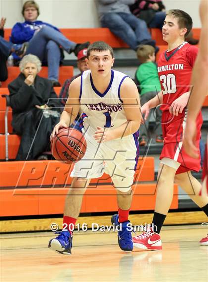 Thumbnail 3 in Lexington vs Carrollton (I-70 vs. MRVC East Challenge Tournament) photogallery.