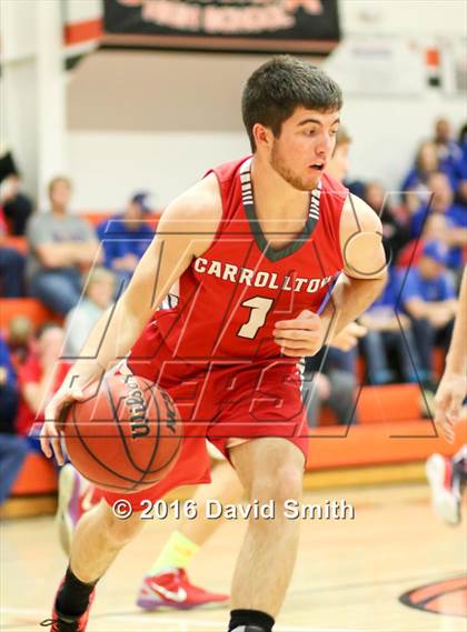 Thumbnail 2 in Lexington vs Carrollton (I-70 vs. MRVC East Challenge Tournament) photogallery.