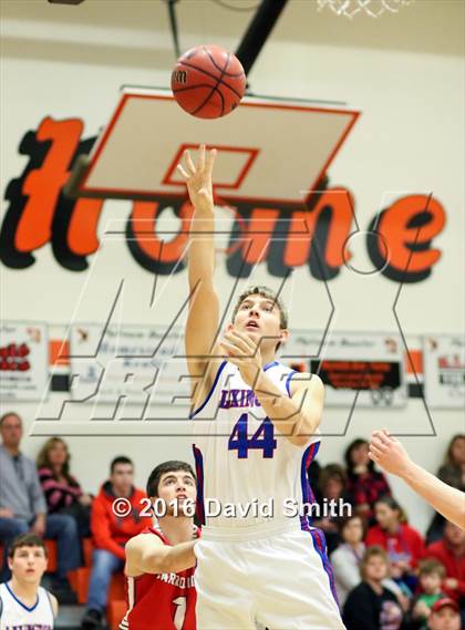 Thumbnail 2 in Lexington vs Carrollton (I-70 vs. MRVC East Challenge Tournament) photogallery.