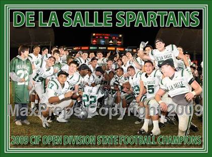 Thumbnail 2 in De La Salle vs. Crenshaw (CIF State Open Division Final) photogallery.