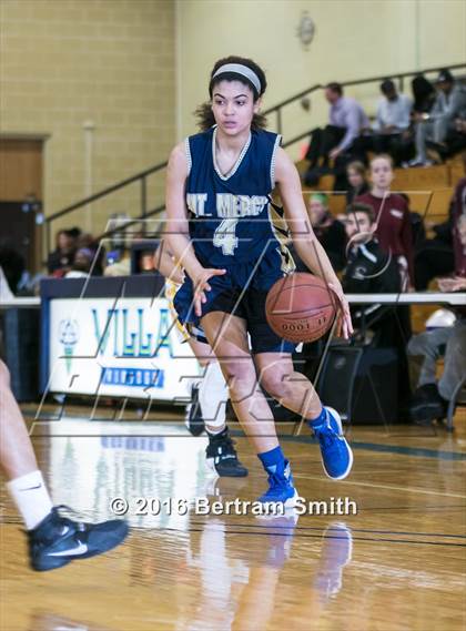 Thumbnail 1 in Cardinal O'Hara vs. Mount Mercy Academy (Monsignor Martin Class A Semifinal) photogallery.