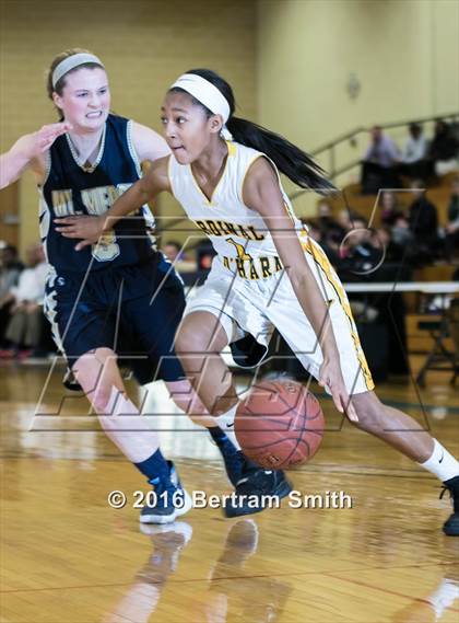 Thumbnail 3 in Cardinal O'Hara vs. Mount Mercy Academy (Monsignor Martin Class A Semifinal) photogallery.