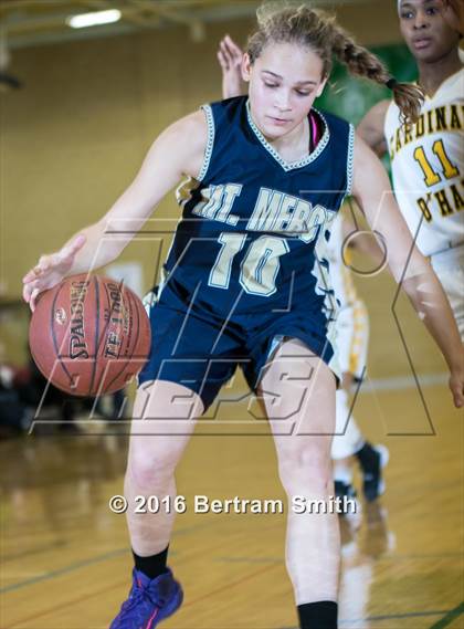 Thumbnail 2 in Cardinal O'Hara vs. Mount Mercy Academy (Monsignor Martin Class A Semifinal) photogallery.