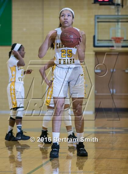 Thumbnail 1 in Cardinal O'Hara vs. Mount Mercy Academy (Monsignor Martin Class A Semifinal) photogallery.