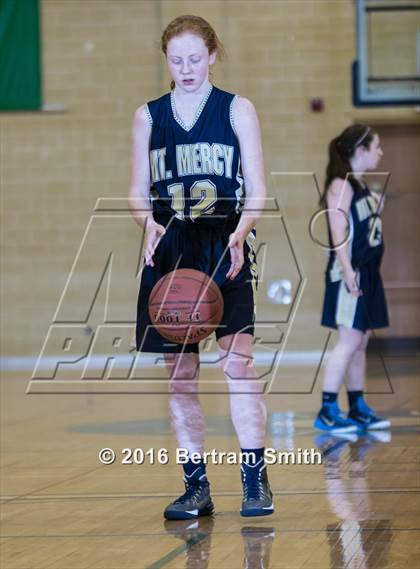 Thumbnail 2 in Cardinal O'Hara vs. Mount Mercy Academy (Monsignor Martin Class A Semifinal) photogallery.