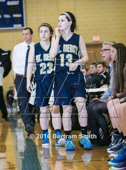 Thumbnail 2 in Cardinal O'Hara vs. Mount Mercy Academy (Monsignor Martin Class A Semifinal) photogallery.