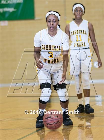 Thumbnail 2 in Cardinal O'Hara vs. Mount Mercy Academy (Monsignor Martin Class A Semifinal) photogallery.