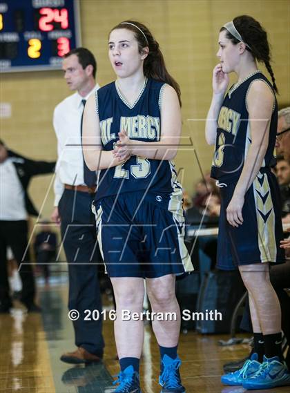 Thumbnail 3 in Cardinal O'Hara vs. Mount Mercy Academy (Monsignor Martin Class A Semifinal) photogallery.