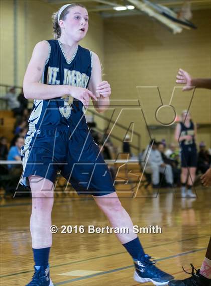 Thumbnail 2 in Cardinal O'Hara vs. Mount Mercy Academy (Monsignor Martin Class A Semifinal) photogallery.