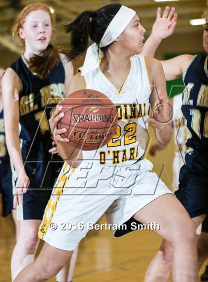 Thumbnail 1 in Cardinal O'Hara vs. Mount Mercy Academy (Monsignor Martin Class A Semifinal) photogallery.