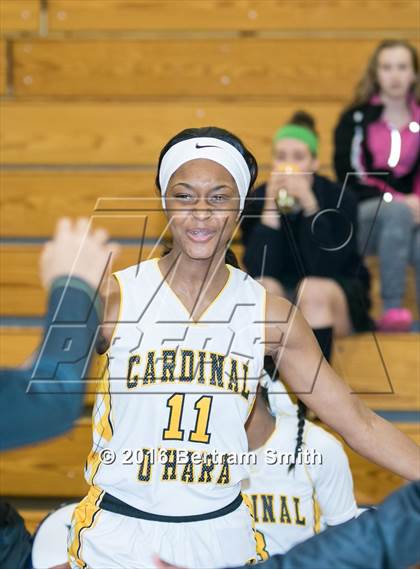 Thumbnail 1 in Cardinal O'Hara vs. Mount Mercy Academy (Monsignor Martin Class A Semifinal) photogallery.