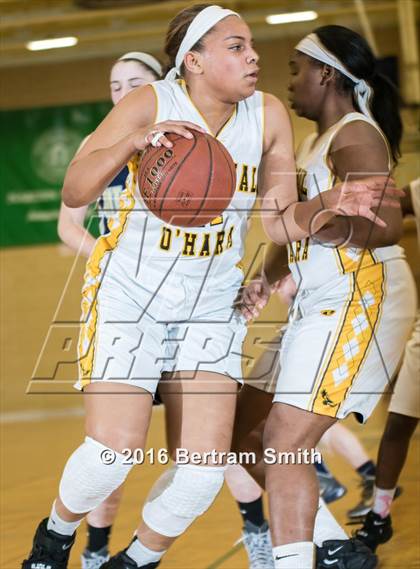 Thumbnail 3 in Cardinal O'Hara vs. Mount Mercy Academy (Monsignor Martin Class A Semifinal) photogallery.