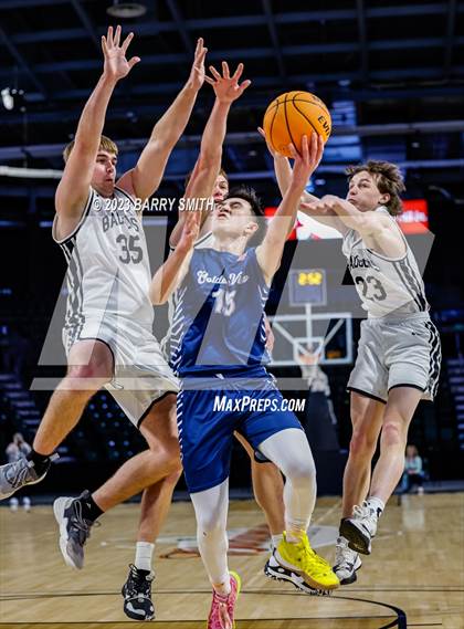 Thumbnail 1 in Golden View Classical Academy vs. Simon (CHSAA 2A Great 8) photogallery.