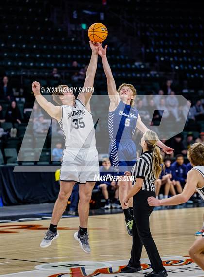 Thumbnail 1 in Golden View Classical Academy vs. Simon (CHSAA 2A Great 8) photogallery.