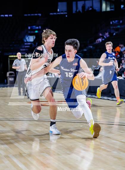 Thumbnail 1 in Golden View Classical Academy vs. Simon (CHSAA 2A Great 8) photogallery.