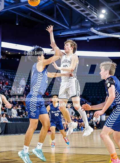 Thumbnail 1 in Golden View Classical Academy vs. Simon (CHSAA 2A Great 8) photogallery.